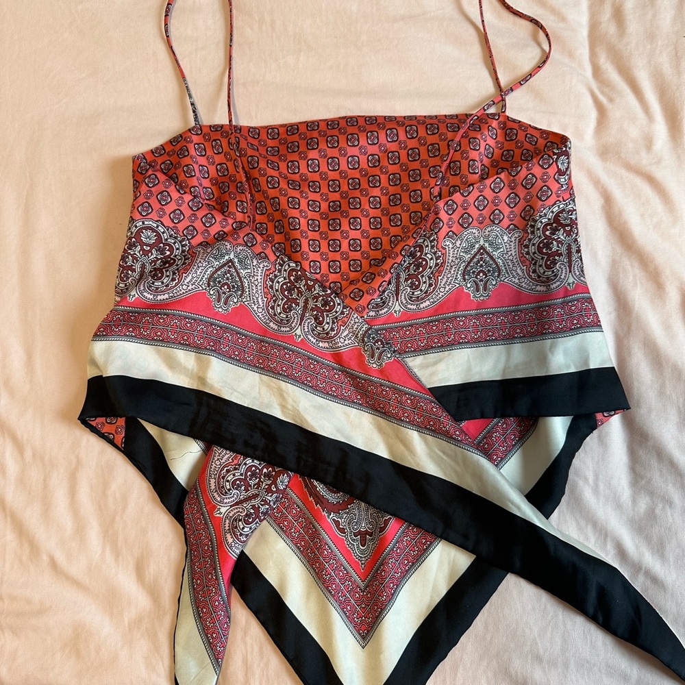 Scarf Zara Satin Top